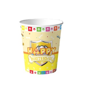 Articles de fête personnalisés avec empreintes de pattes de chien, décorations Paw Patrol, vaisselle pour chien, assiettes en papier, gobelets en papier, fournitures de fête et de vacances - Product Image 4