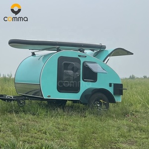 Autocaravana Ligera, Casa Rodante Pequeña, Remolque Camper, Autocaravana Europea Móvil <span class=keywords><strong>con</strong></span> <span class=keywords><strong>Baño</strong></span> y Baca - Product Image 2