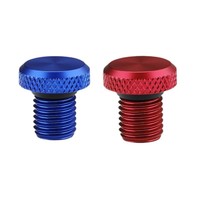 Pernos de Cabeza Ranurada con Rosca Izquierda y Derecha M8 M10 de Aleación de Aluminio 6061 6063 7075 para Montaje de Espejos Retrovisores de Motocicleta