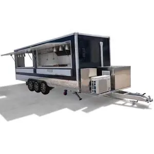 Rimorchio alimentare in concessione per attrezzature da cucina/gelato Hamburger caramelle Waffle Mobile Food Cart camion cibo