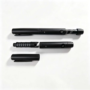 Pluma de Inyección de Insulina de Plástico con Dosis Ajustable para Aplicaciones con Viales de 3 ml, con Escala Clara y Cuerpo Ligero - Product Image 2