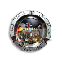 LOGOSON baki abu logam kustom antik suvenir Barcelona Spanyol asbak dekoratif terinspirasi Logo Katedral sangrada Familia
