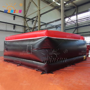 แผ่นรองรับแรงกระแทกแบบเป่าลม WinsunSport สำหรับเด็กและผู้ใหญ่ สี/โลโก้ปรับแต่งได้ วัสดุ PVC ได้รับการรับรองมาตรฐาน CE ป้องกันไฟไหม้ - Product Image 4