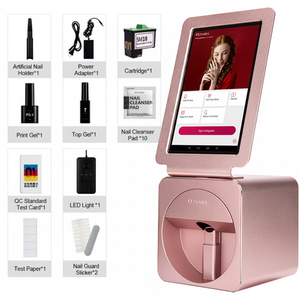 Personal Portable Nail Drill with Built-in Screen UV 3D Nail Stickers Printer US Plug ABS Material - Product Image 1
