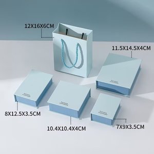 Custom Logo Luxury Flip Top Pearl <b>Necklace</b> <b>Box</b> Rigid Paperboard Packaging Fast Delivery for Jewelry <b>Gift</b> - Product Image 1