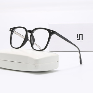 Montures de lunettes rectangulaires unisexes en TR90, monture intégrale, verres en PC, protection anti-radiation, anti-lumière bleue, anti-UV, verres plats - Product Image 3