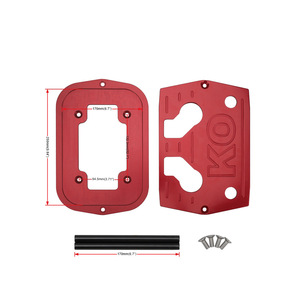 Support de batterie en alliage d'aluminium Getitall pour Optima 34/78, couleur rouge - Product Image 5