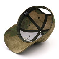 Casquettes de sport en fibre de polyester pour hommes, casquette de baseball tactique camouflage à velcro, protection UV extérieure, casquette tactique personnalisée