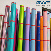 Film de protection de peinture (PPF) couleur premium avec canaux d'air, installation facile, haute qualité, finition satinée, application à sec ou humide, plus de 413 couleurs