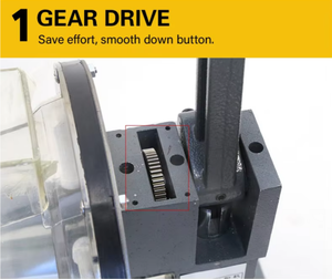 <strong>Manual</strong> <strong>Hand</strong> <strong>Press</strong> Eyelet Punching <strong>Machine</strong> for PVC Flex Banner Curtain with Aluminium Button New - Product Image 2