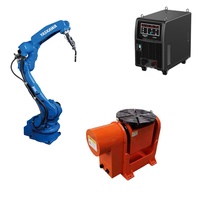 Soudeuse à l'arc Yaskawa MOTOMAN AR2010 Charge utile de 12kg avec contrôleur YRC1000 pour piste linéaire de positionneur de soudage en acier