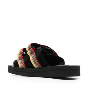 Sandales d'extérieur pour hommes avec logo personnalisé, double sangle <span class=keywords><strong>Velcro</strong></span> réglable, coussin EVA et semelle en caoutchouc antidérapante - Product Image 2