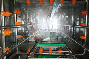 Plastik sepet/palet/plaka/tepsi/sandık yıkayıcı için fabrika kullanımı tünel tipi temizleme makinesi - Product Image 5