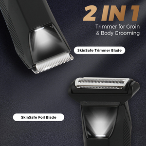 Haar-Körperclipper Typ-C Aufladung IPX7 Datenschutz-<span class=keywords><strong>Trimmer</strong></span> Keramikklinge Körpertrimmer für empfindliche Bereiche - Product Image 6