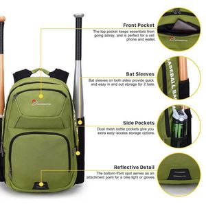 BSCI factory Slugger EB Series 7 Stick <b>Pack</b> Baseball backpack Equipment <b>Bags</b> - Product Image 1