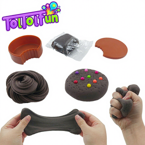 Kits de slime DIY les plus vendus, avec 6 styles différents de formes de desserts, jouet idéal pour les enfants, soulage le stress, améliore l'intelligence - Product Image 1