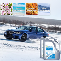 Vente en gros au prix d'usine Liquide de refroidissement antigel longue durée Glycol rouge rayonnant 4l pour l'automobile
