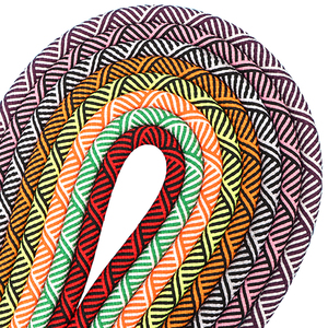 Cordon de serrage personnalisé en usine 10mm d'épaisseur cordon de serrage à capuche multicolore sacs décoratifs lanière de corde corde corde ronde en polyester recyclé - Product Image 6