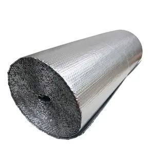 XCGS Factory Hot Sale High R Value Fireproof Reflective Double Foil Bubble Insulation For Roof Construction Material