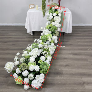 DKB Camino de Mesa de Rosas Artificiales Hechas a Mano - Largo, Azul o Colores Personalizados, para Uso en Mesa - Product Image 2