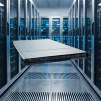 Serveur en rack 1U RS700A-E11-RS4U, deux processeurs EPYC 7003, 32 emplacements DDR4, 4 baies NVMe, 1 alimentation + 1 bloc d'alimentation
