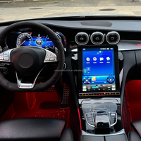 Nouveau Design Kits Intérieurs de Voiture Radio Android Carplay Écran Numérique LCD Pour Mercedes-Benz GLC Classe C W205 X253 2015-2020