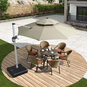 De aluminio grande al aire libre pación sombrilla Gardent voladizo barato sombrillas - Product Image 4