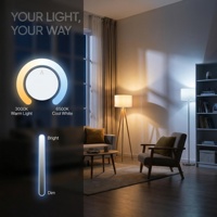Lampe LED Globe E27 Intelligente 2.4G avec Télécommande, Lumière Blanche Réglable et Dimmable, CRI 80 Élevé, Contrôle Sans Fil pour Salon, Chambre et Maison