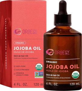 OEM R'ENDASE Bio-Jojobaöl, 100% rein, feuchtigkeit spendend für Gesicht, Haar, Haut, trockenes Haar reparieren, natürlich kalt gepresstes hexan frei 120ml - Product Image 1