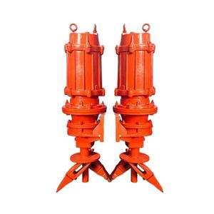 Bomba Sumergible Centrífuga Eléctrica de Alta Capacidad para Succión de Arena, Dragado de Lodos y Suspensión con Agitador - Product Image 3