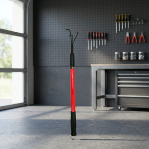 Bêche et râteau de jardin DIY OEM à 3 dents en acier au carbone avec manche télescopique en acier thermolaqué noir de Taïwan, modèle 731012 - Product Image 3