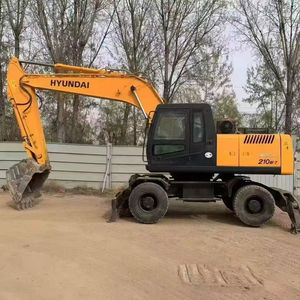 รถขุดล้อ210ฮุนได21ตันได้รับการรับรอง CE พร้อมถังฮุนได - Product Image 1