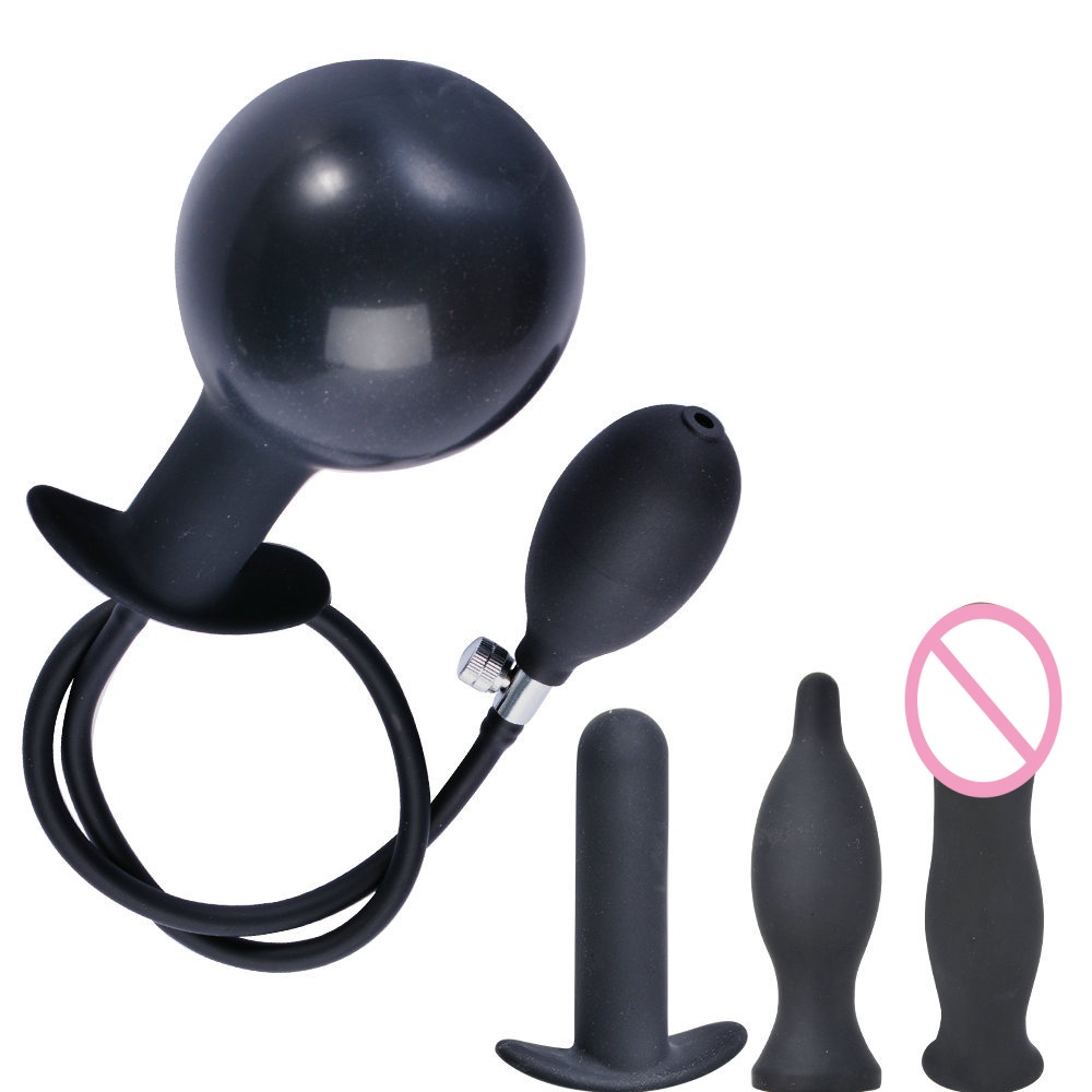 Inflatable Anal Plug Body-Safe Silicone Expand with Quick Release Valve Stretch  Anal Sex Toys for Adult Women and Men| Alibaba.com