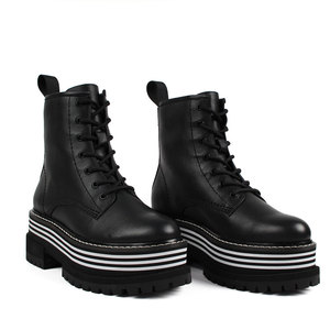 <span class=keywords><strong>Stivaletti</strong></span> da donna personalizzati all'ingrosso con fibbia anteriore di lusso - Product Image 2