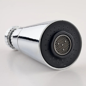 Aérateur de lavabo en plastique double fonction avec 2 adaptateurs 3/8 à 1/2 G, rallonge de <span class=keywords><strong>robinet</strong></span> de <span class=keywords><strong>cuisine</strong></span>, <span class=keywords><strong>douchette</strong></span> pressurisée 2/3 modes - Product Image 1