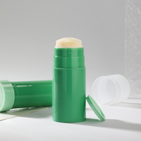 Nouveau design Bouteilles de lotion cosmétique en plastique de 30ml Conteneur vide de sérum de soin de la peau Emballage déodorant avec tête de brosse en silicone