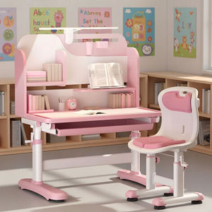 Bureau <span class=keywords><strong>et</strong></span> chaise d'étude ergonomiques réglables pour enfants au design moderne pour la maison, la <span class=keywords><strong>chambre</strong></span> à coucher <span class=keywords><strong>et</strong></span> le salon - Product Image 4