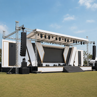 Fabricante de sistemas de elevación de truss de aluminio para escenarios, con certificación TUV, para iluminación DJ.