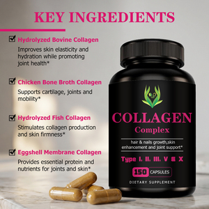 Cápsulas de Colágeno de Marca Privada, Contienen Complejo Multicolágeno, Promueven la Salud de la Piel, Cápsulas de Complejo de Colágeno para Adultos - Product Image 4
