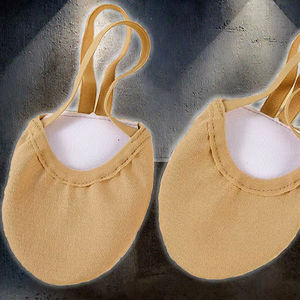 รองเท้าเต้นรำแบบนุ่มสำหรับยิมนาสติก แจ๊ส และบัลเลต์  ทำจากหนังไมโครไฟเบอร์และพื้นรองเท้า PU สำหรับผู้หญิงและเด็กผู้หญิง - Product Image 3