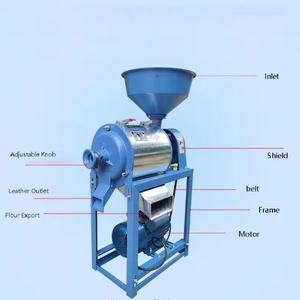 Nouvelle machine à moudre <span class=keywords><strong>le</strong></span> blé, <span class=keywords><strong>le</strong></span> riz et <span class=keywords><strong>le</strong></span> maïs électrique de petite taille avec moteur et broyeur à marteaux pour <span class=keywords><strong>le</strong></span> broyage du maïs, prix compétitif - Product Image 4