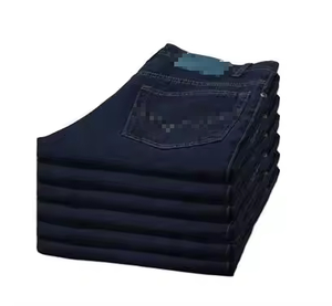 Outlet di Fabbrica Nuovi <span class=keywords><strong>Jeans</strong></span> Slim Fit a <span class=keywords><strong>Vita</strong></span> Media Personalizzati per il Guardaroba Maschile alla Moda - Product Image 4