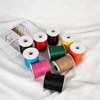 Cordon tressé ciré en polyester de 2 mm pour macramé, bijoux et décoration – Vente en gros