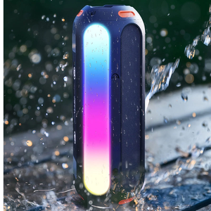 Alecter Solar <b>Bluetooth</b> <b>Speaker</b> Wireless Charging IPX6 Waterproof 3600mAh Battery 612g ABS+Silicone <b>Portable</b> Outdoor LED Light - Product Image 3