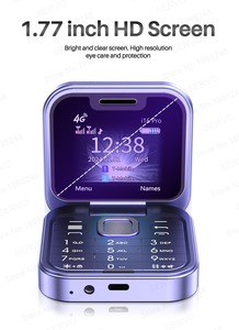 Teléfono Móvil Plegable 2026 I16Pro 4G Mini, Marcación Rápida, Lista Negra, Linterna, Grabación <span class=keywords><strong>de</strong></span> Llamadas, Doble SIM, Voz Mágica - Product Image 4
