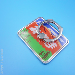 Soporte Giratorio de Escritorio de Aleación de Zinc con Anillo de Acrílico Personalizado para Agarre de Teléfono Móvil - Product Image 2