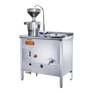 Commerciële Rvs Gas Verwarming Type Sojamelk Grinder Tofu Melk Making Machine