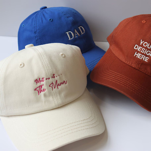 Cappellini da Baseball di Alta Qualità in Cotone Non Strutturati Personalizzabili con Nome e Logo Aziendale - Product Image 2