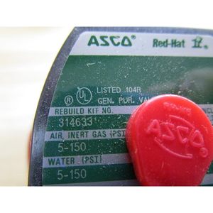 Vanne solénoïde Asco 8210G202 en laiton, 2 voies, vanne de régulation de température normale - Product Image 4