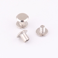 Vis de reliure de livre Chicago en métal de 6mm pour accessoires de fixation de papeterie